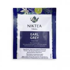 Чай черный Niktea Earl Grey с бергамотом в пакетиках 500х1.75г.